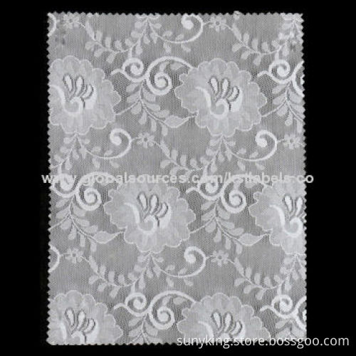 Flower Design Lace Fabric with Oeko-Tex Standard, Advance Technique at Factory PriceNew
